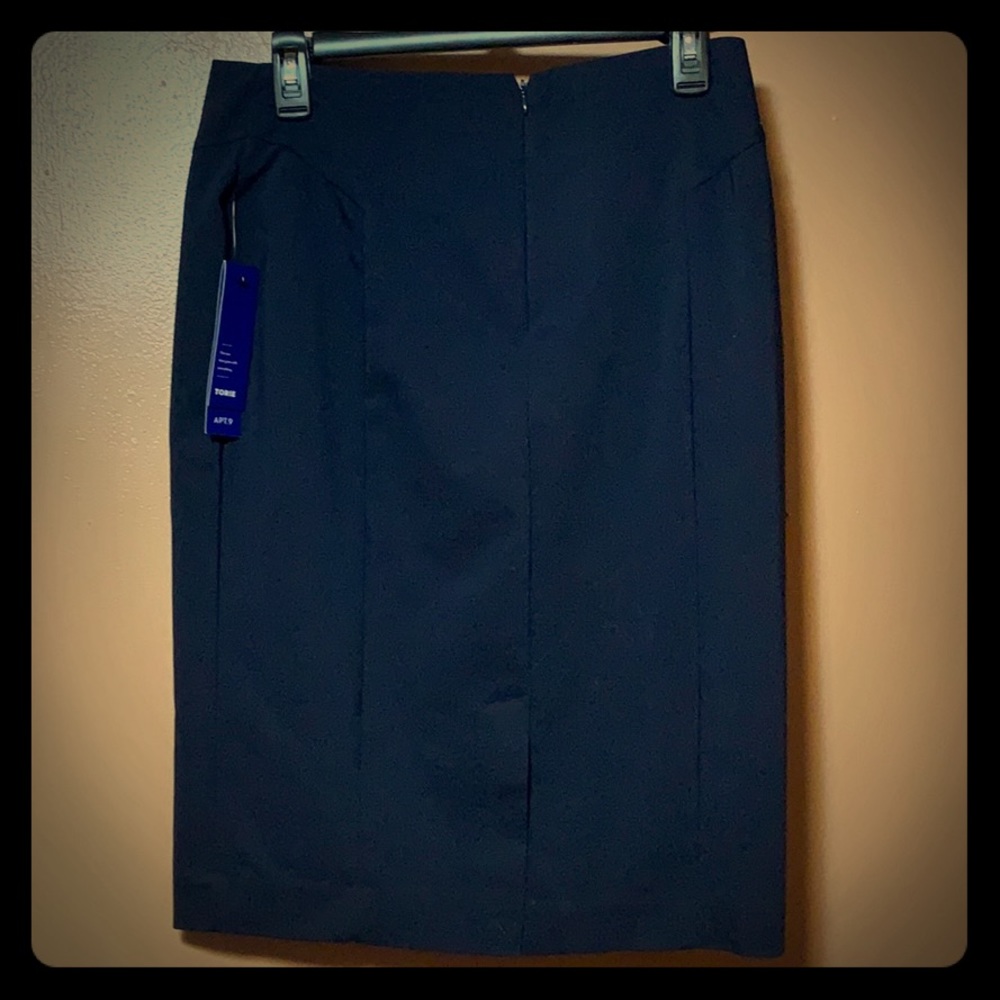 NWT Navy Blue Apt.9 dress work skirt sz6